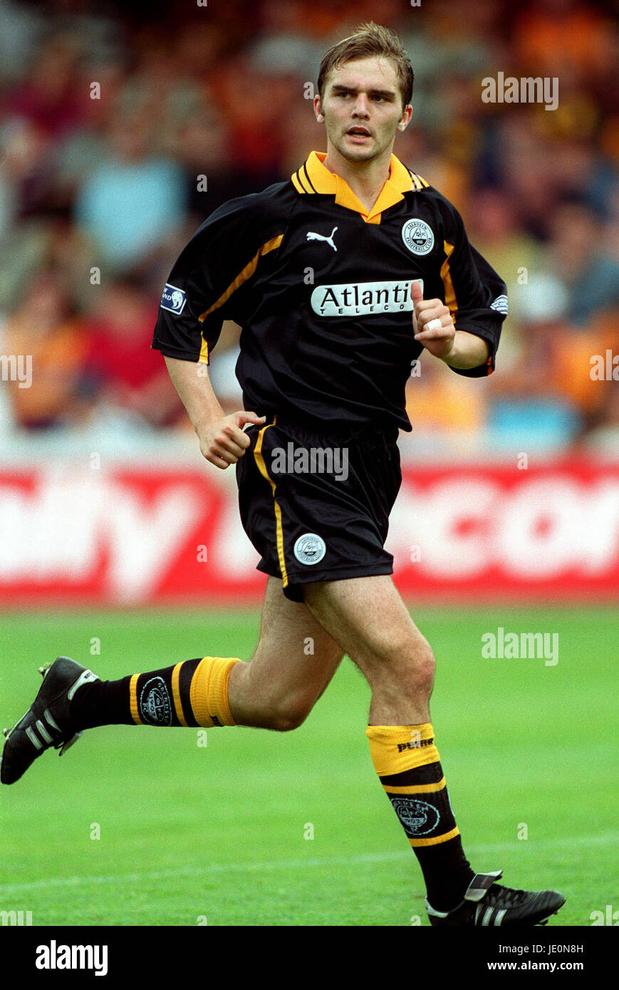 DAVID ROWSON ABERDEEN MOTHERWELL FC 27 Août 2000 Banque D'Images