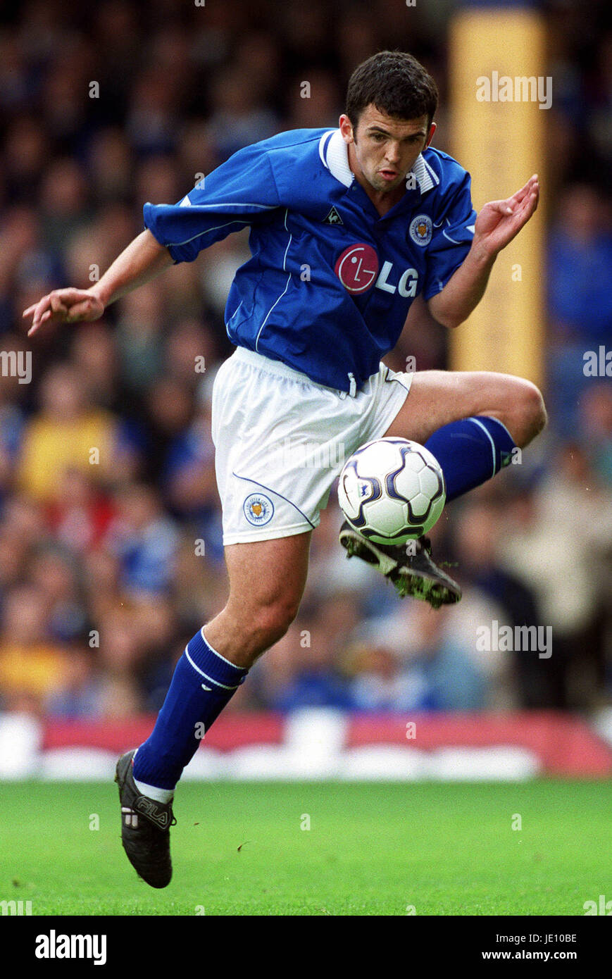 CALLUM DAVIDSON Leicester City FC 22 Septembre 2001 Banque D'Images