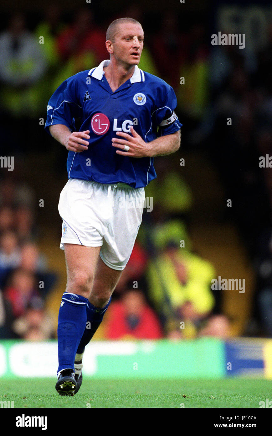 MATT ELLIOTT Leicester City FC 22 Septembre 2001 Banque D'Images