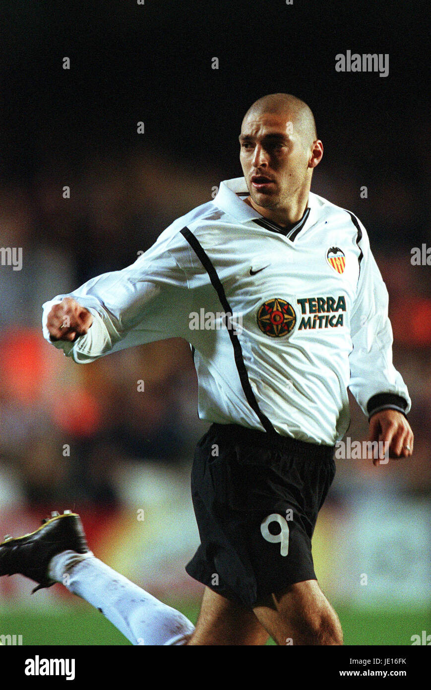 Diego Alonso Valence Cf Mestalla Valencia Espagne 14 Fevrier 01 Photo Stock Alamy