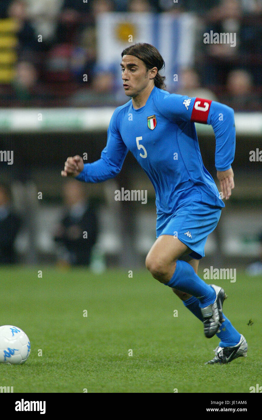 FABIO CANNAVARO ITALIE & PARMA MILAN Milan ITALIE 17 Avril 2002 Banque D'Images