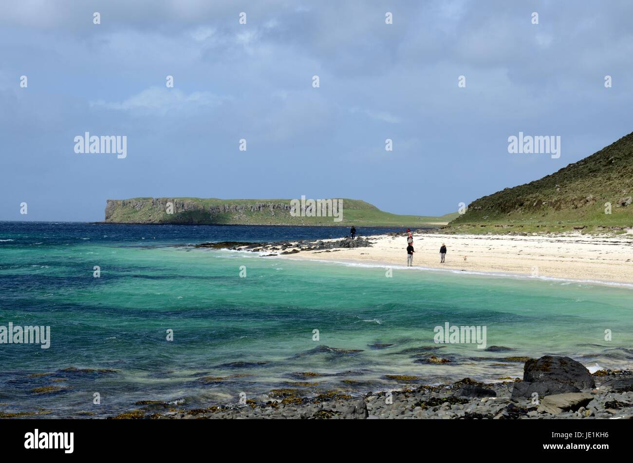 Coral Beach Île de Skye Dunvegan Claigan Scotalnd Banque D'Images