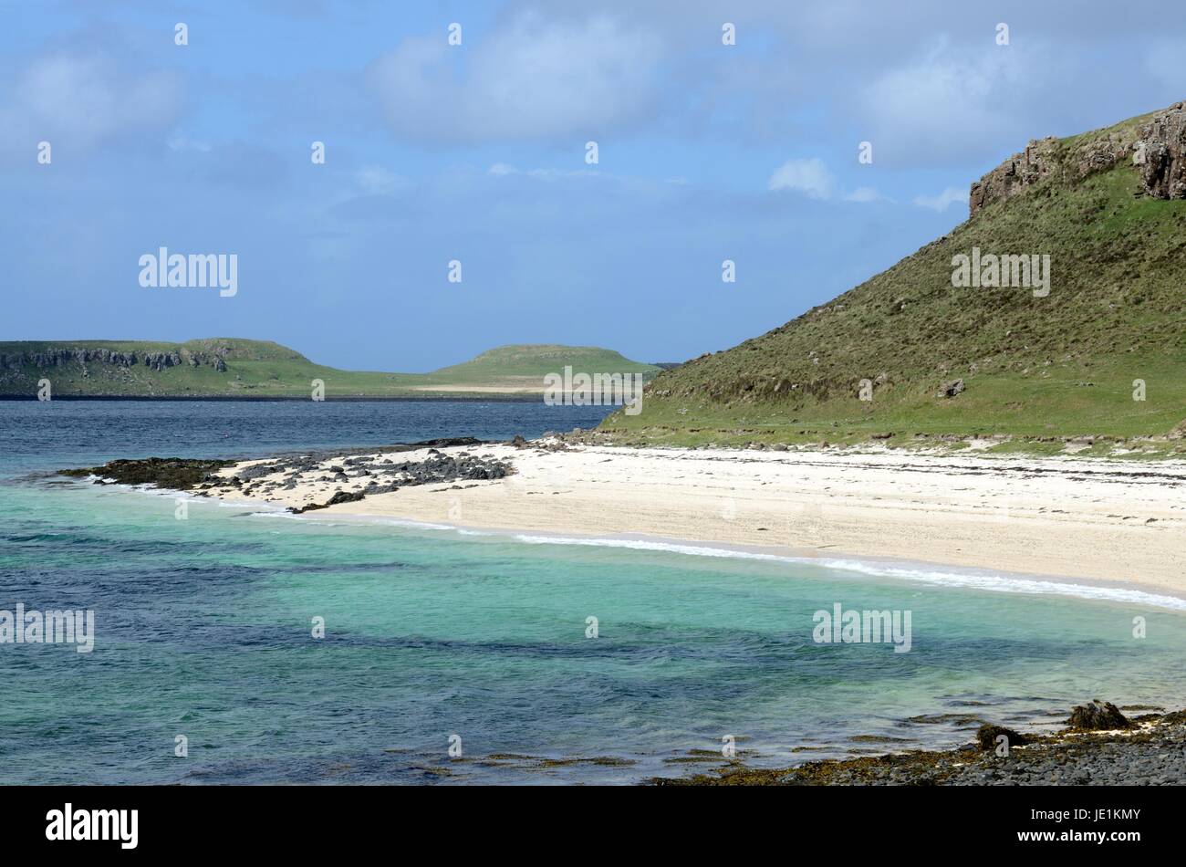 Coral Beach Île de Skye Dunvegan Claigan Scotalnd Banque D'Images