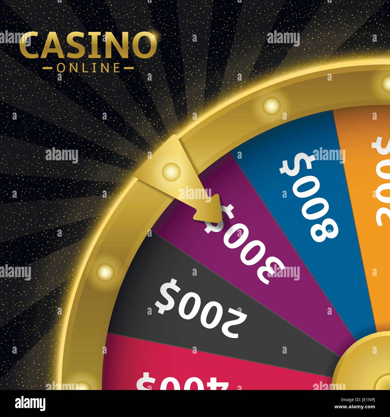 Roue de la chance roue de la chance Banque d