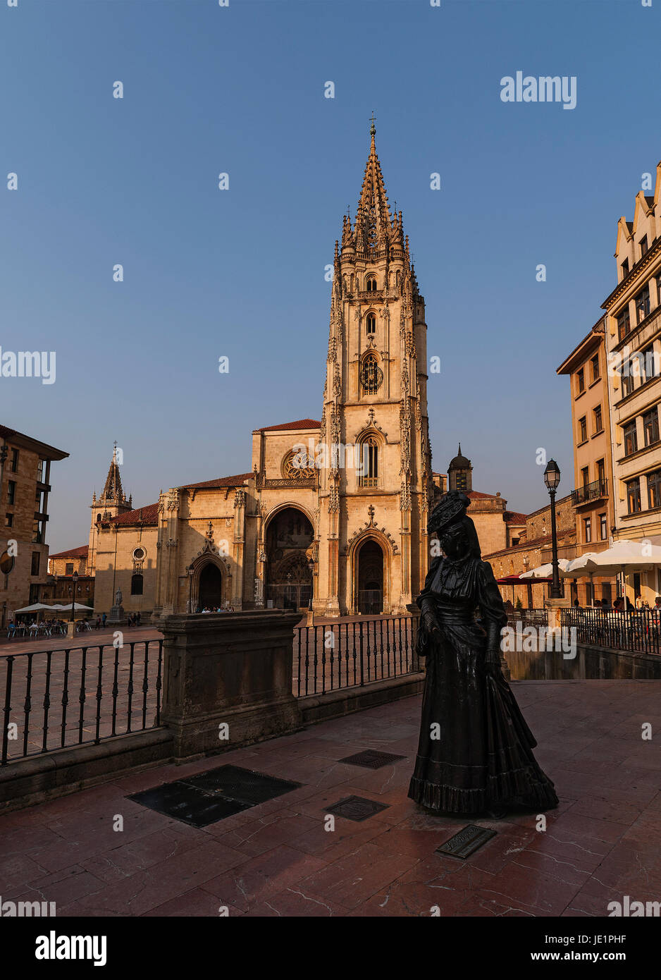 Oviedo Asturies catedral Banque D'Images