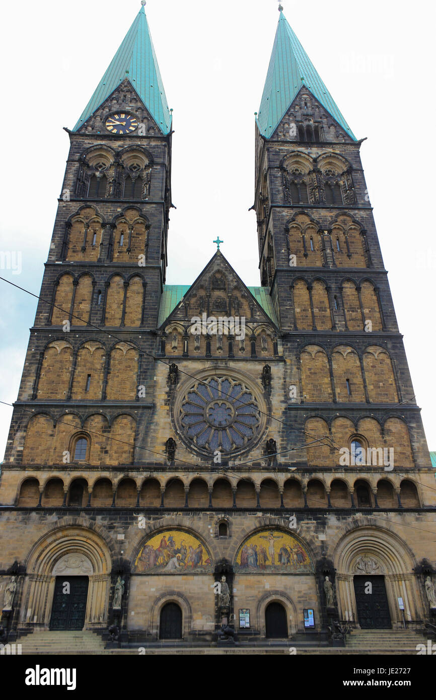 Eglise Saint-Petri-Dom à Brême ville, Allemagne Banque D'Images