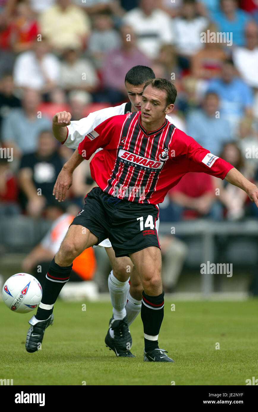 JAMES HAYTER BOURNMOUTH BOURNMOUTH AFC 27 Juillet 2002 Banque D'Images