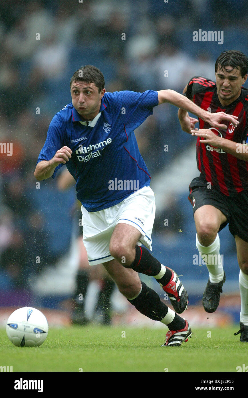 SHOTA ARVELADZE Glasgow Rangers FC 27 Juillet 2002 Banque D'Images