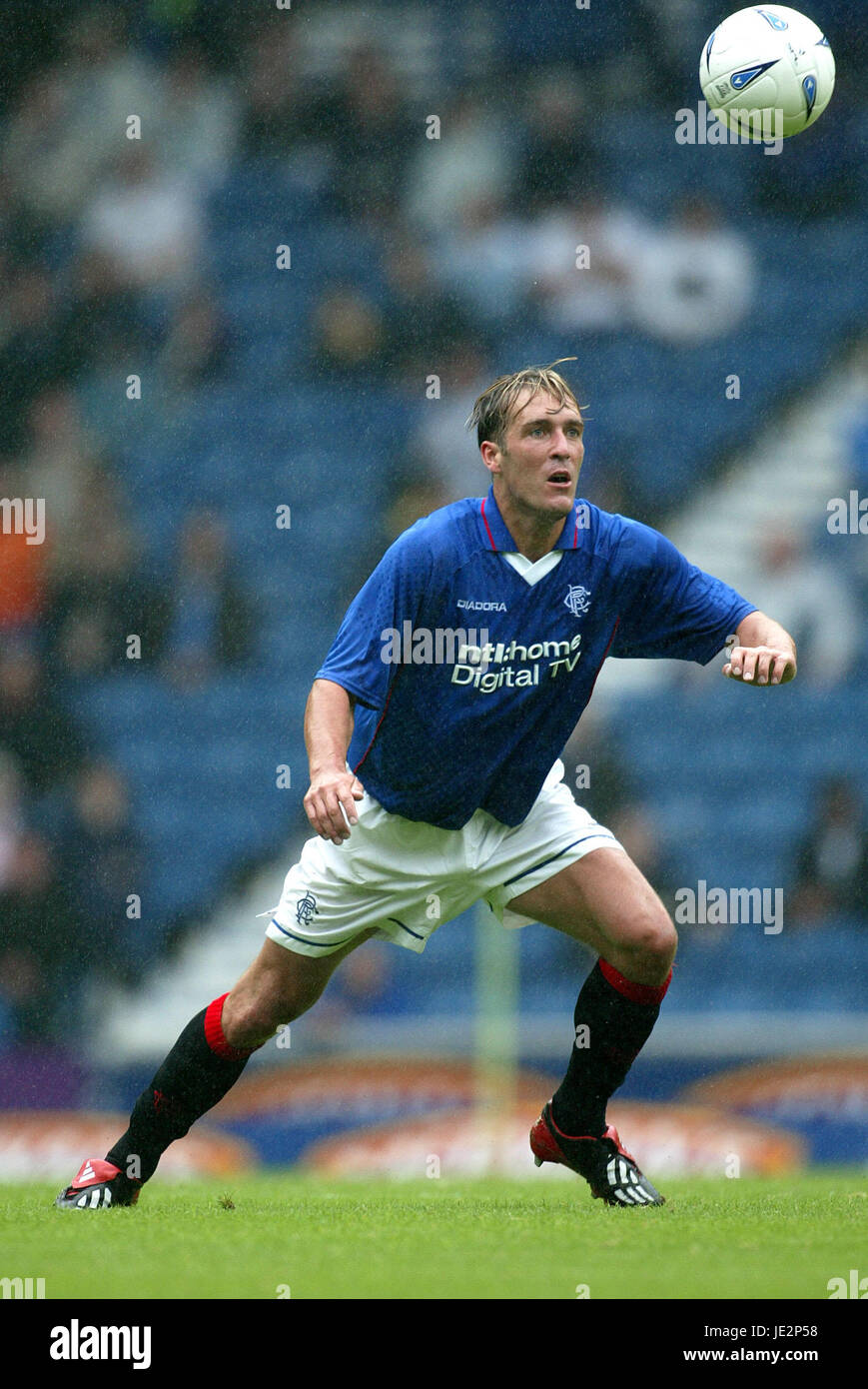 FERNANDO RICKSEN Glasgow Rangers FC 27 Juillet 2002 Banque D'Images