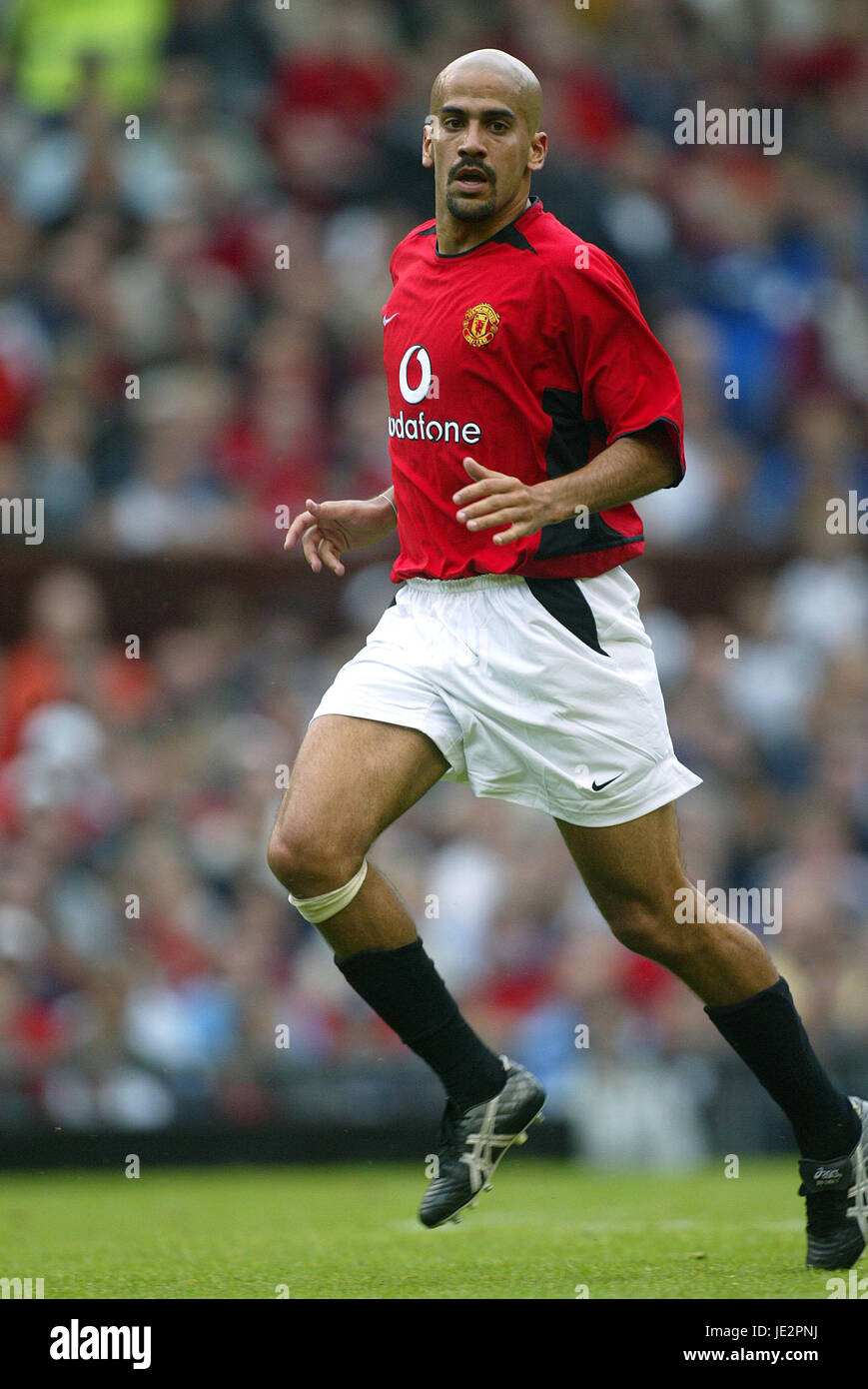 JUAN VERON MANCHESTER UNITED FC 10 Août 2002 Banque D'Images