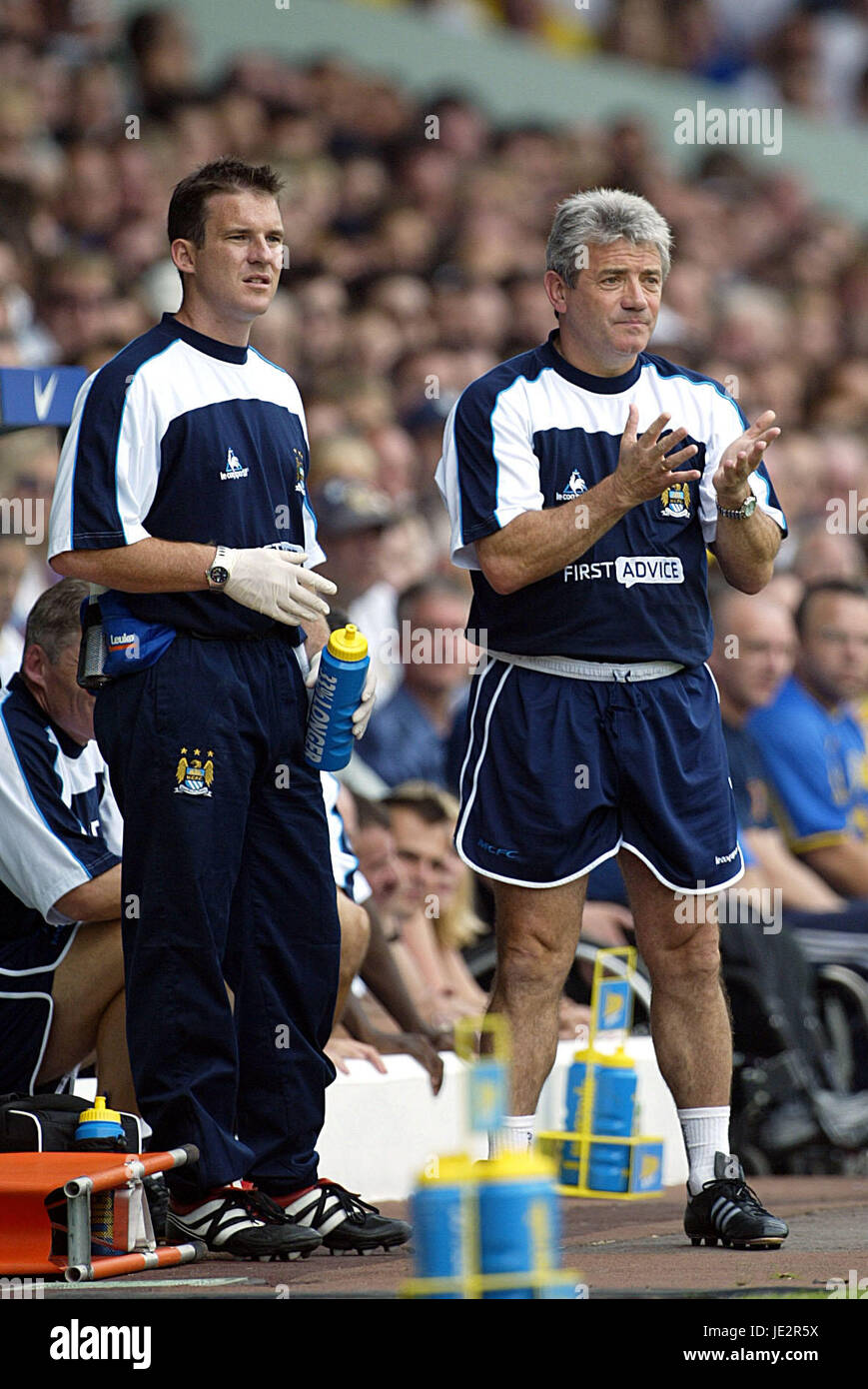 KEVIN KEEGAN Manchester City FC MANAGER ELLAND ROAD LEEDS 17 Août 2002 Banque D'Images