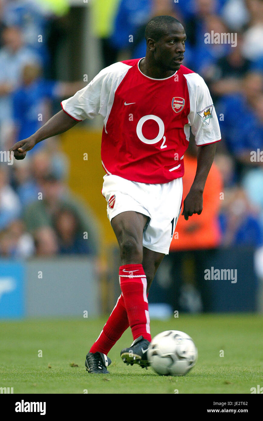 LAUREN. ARSENAL FC CHELSEA STAMFORD BRIDGE LONDON 01 Septembre 2002 Banque D'Images