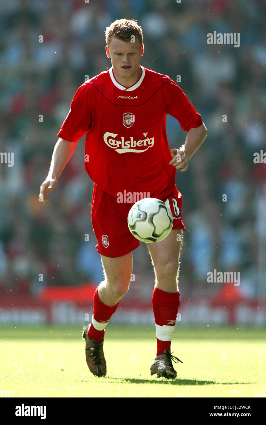 JOHN ARNE RIISE FC LIVERPOOL ANFIELD Liverpool le 21 septembre 2002 Banque D'Images