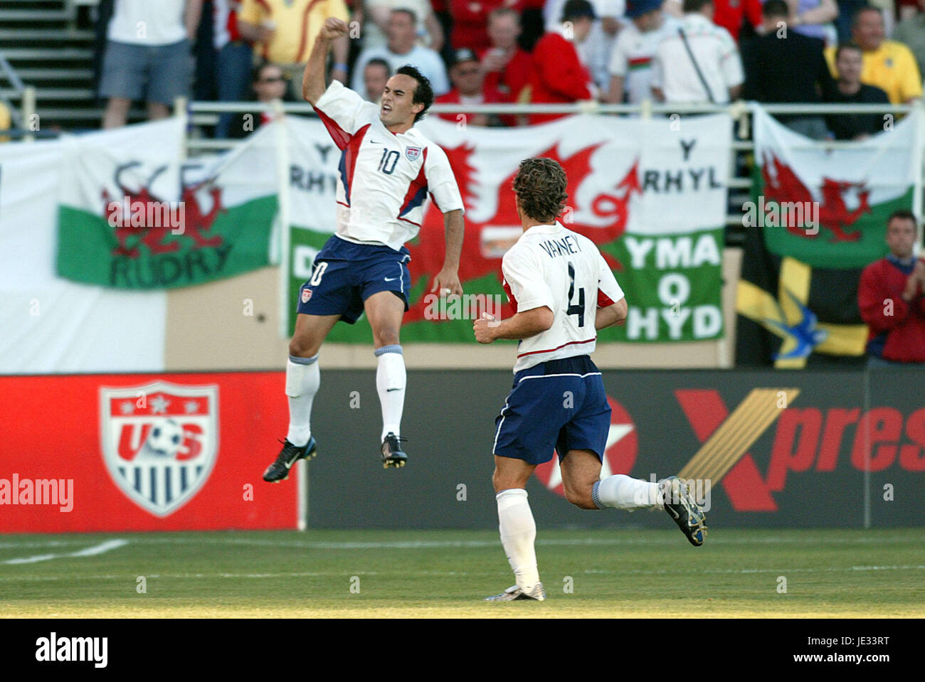 LANDON DONOVAN USA V PAYS DE GALLES SPARTAN STADIUM SAN JOSE USA 26 mai 2003 Banque D'Images