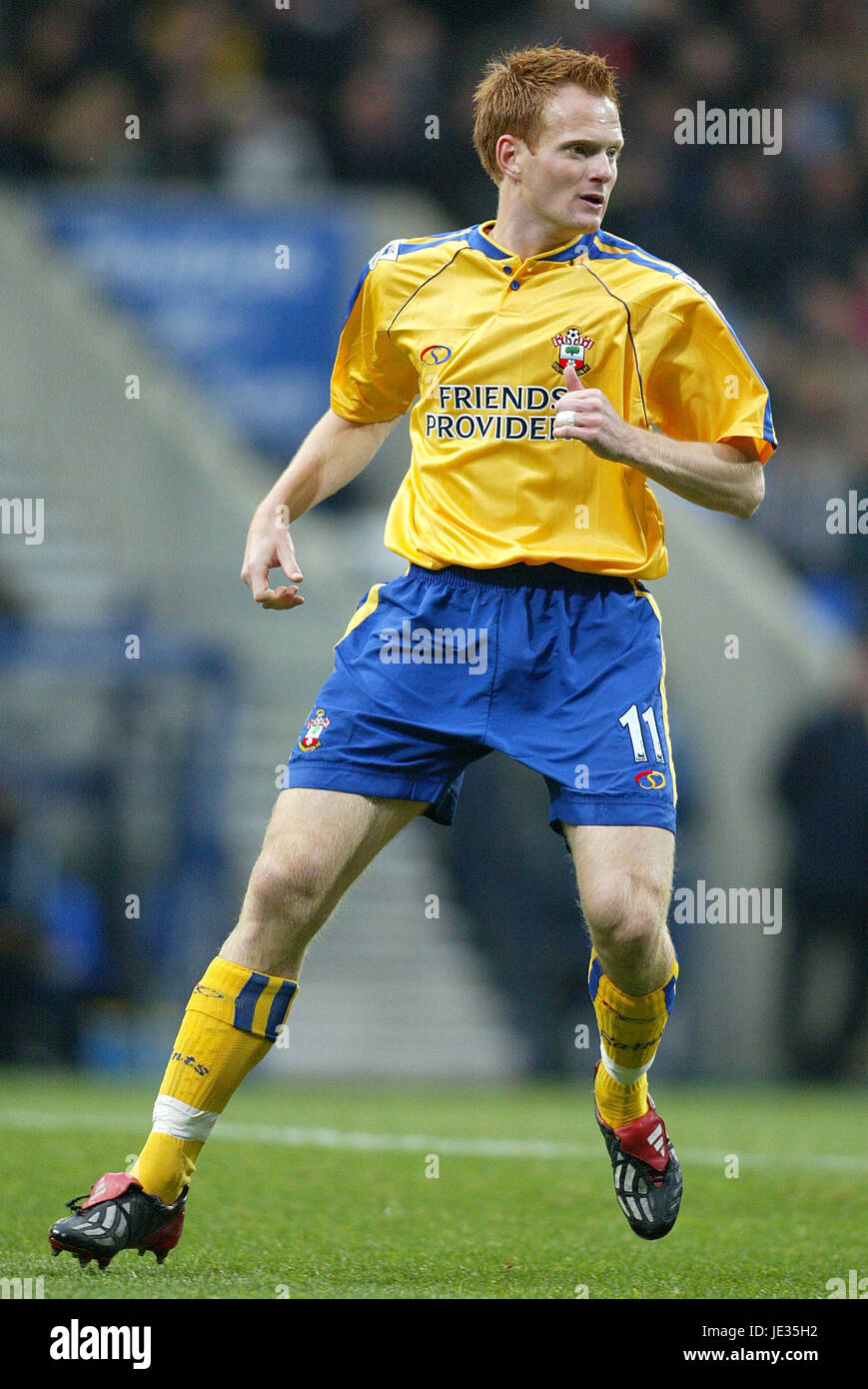 MICHAEL SVENSSON SOUTHAMPTON FC STADE REEBOK BOLTON ANGLETERRE 08 Novembre 2003 Banque D'Images