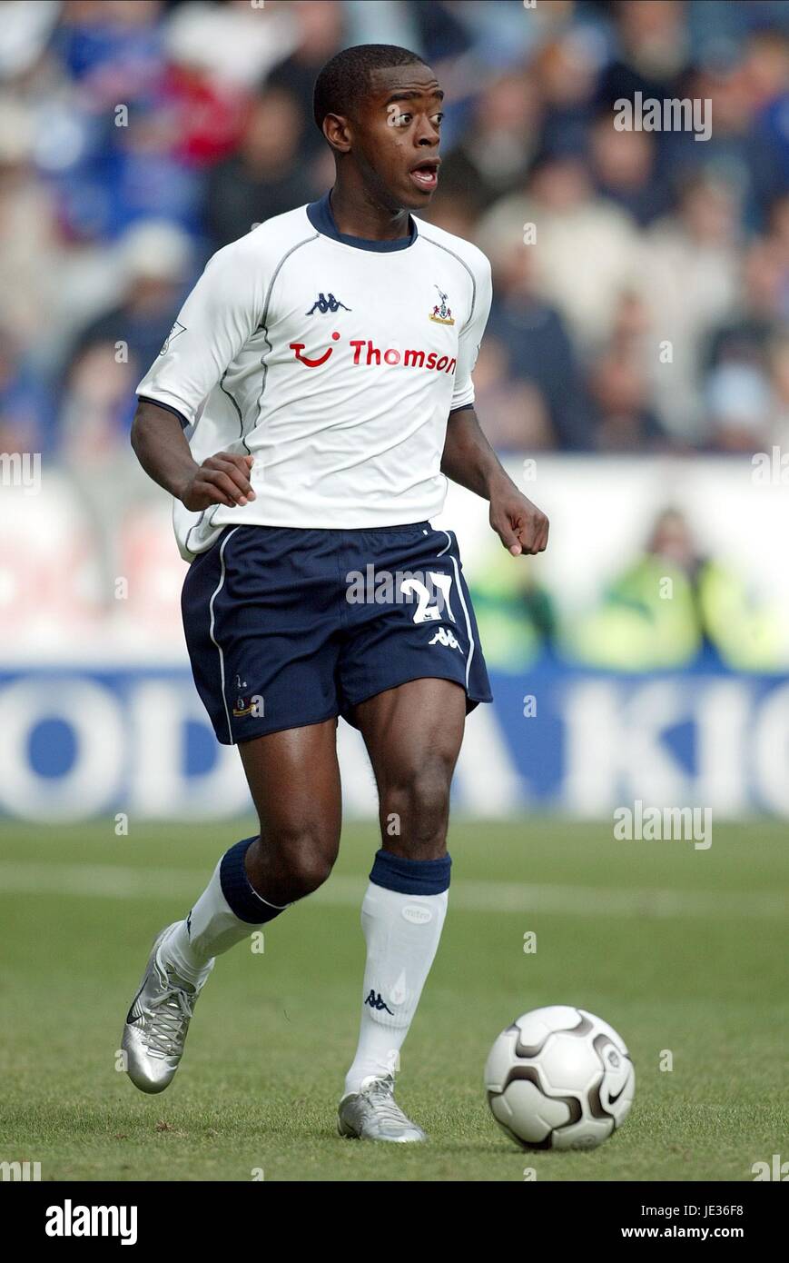 ROHAN RICKETTS Tottenham Hotspurs FC STADE WALKERS LEICESTER ANGLETERRE 19 Octobre 2003 Banque D'Images