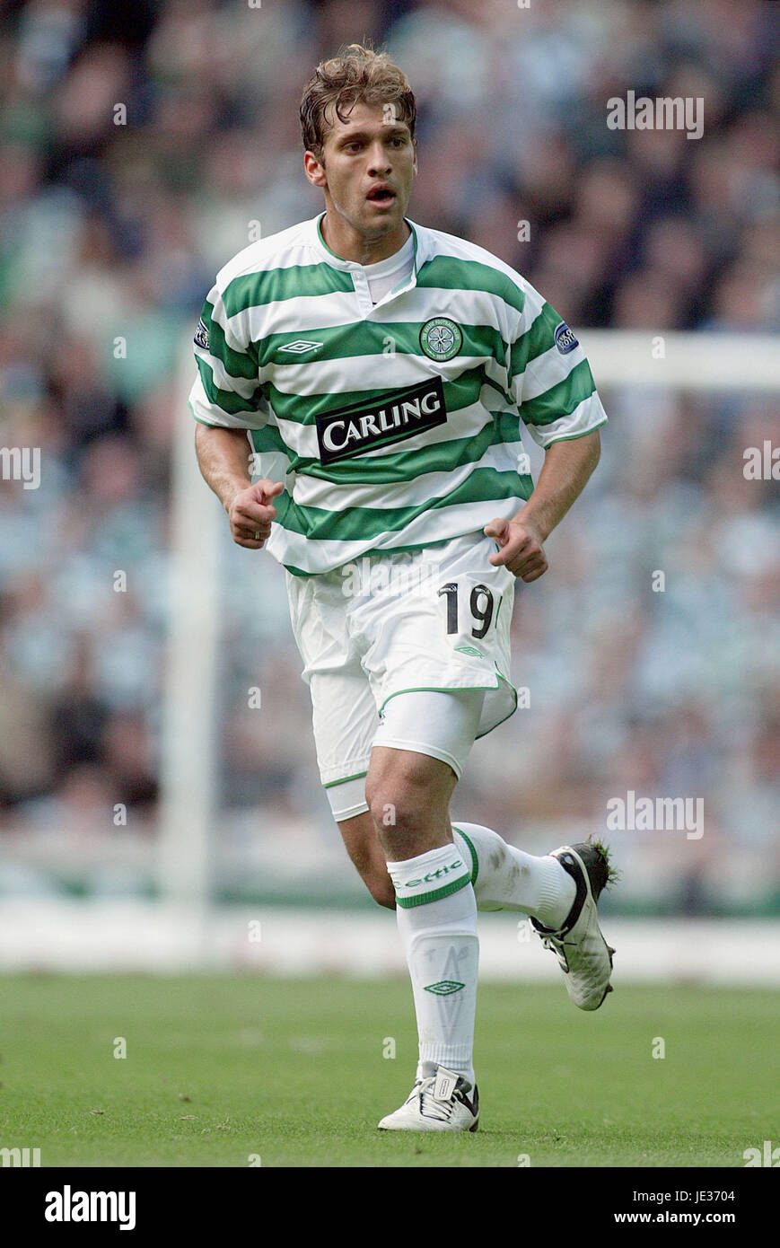 STILIAN PETROV Glasgow Celtic FC STADE IBROX GLASGOW ECOSSE 04 Octobre 2003 Banque D'Images