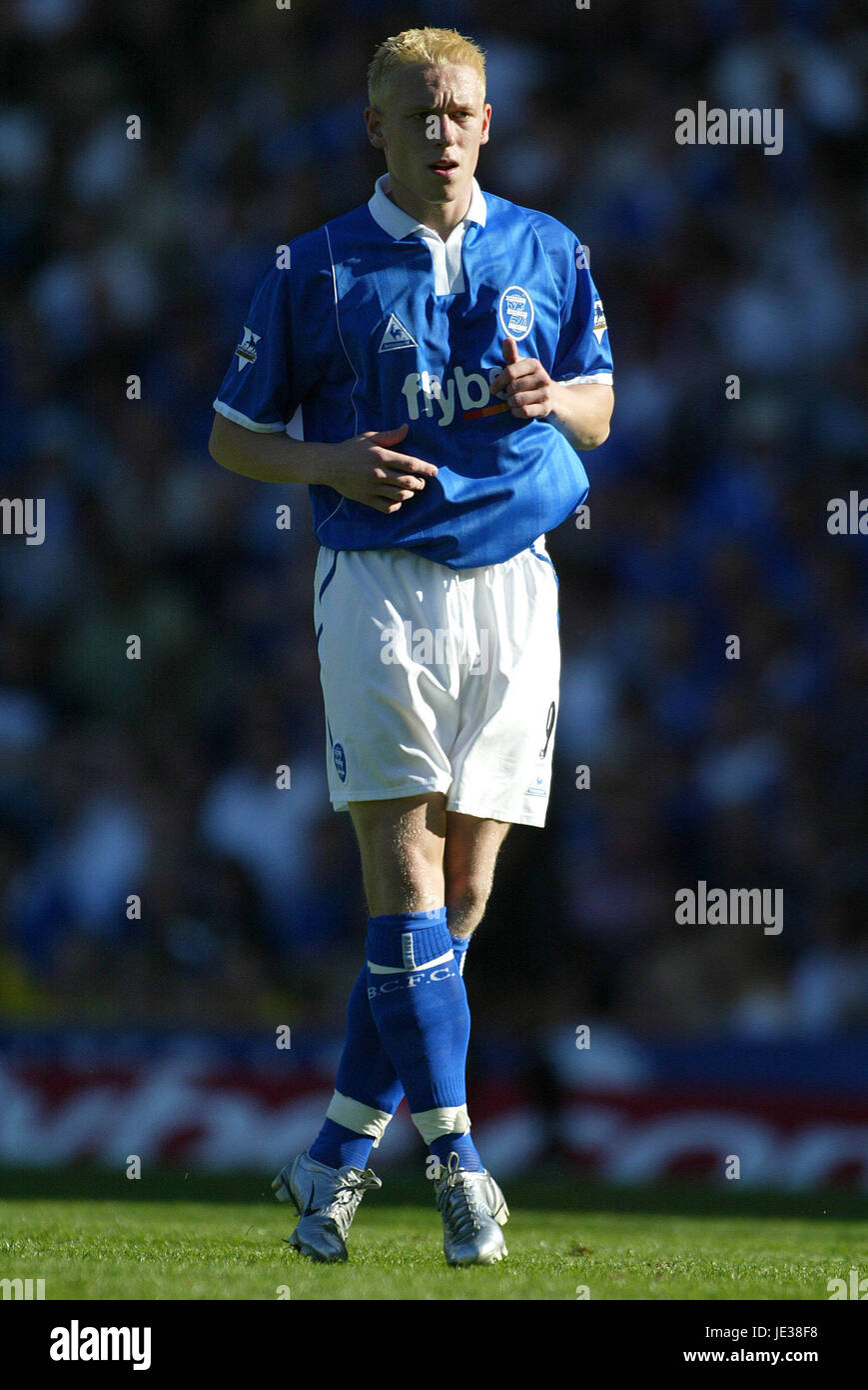 MIKAEL FORSSELL BIRMINGHAM CITY FC ST ANDREWS BIRMINGHAM ENGLAND 14 Septembre 2003 Banque D'Images