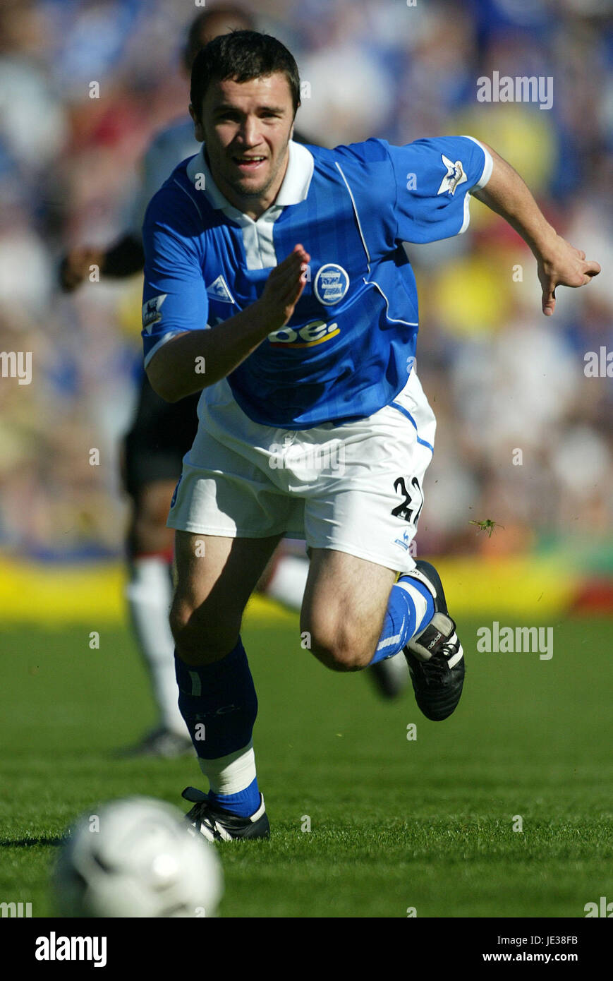 DAMIEN JOHNSON BIRMINGHAM CITY FC ST ANDREWS BIRMINGHAM ENGLAND 14 Septembre 2003 Banque D'Images