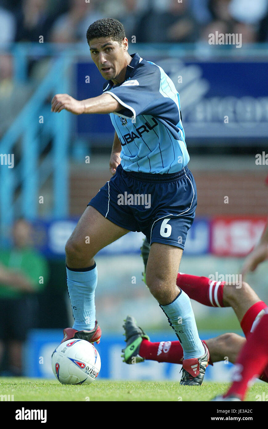 YOUSSEF SAFRI COVENTRY CITY FC HIGHFIELD ROAD COVENTRY 16 Août 2003 Banque D'Images