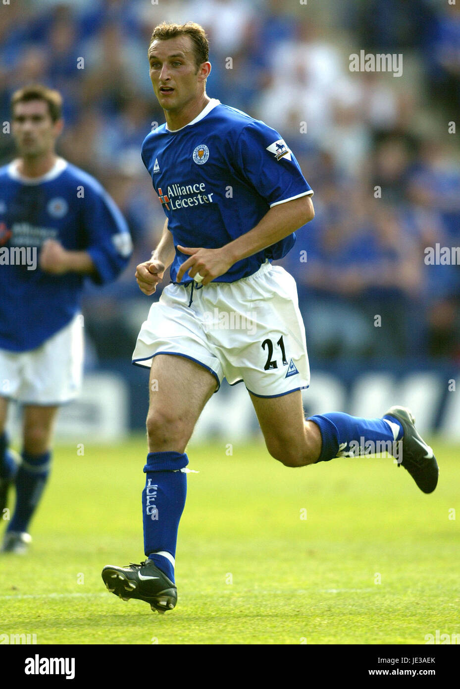 RICCARDO SCIMECA Leicester City FC STADE WALKERS LEICESTER ANGLETERRE 16 Août 2003 Banque D'Images