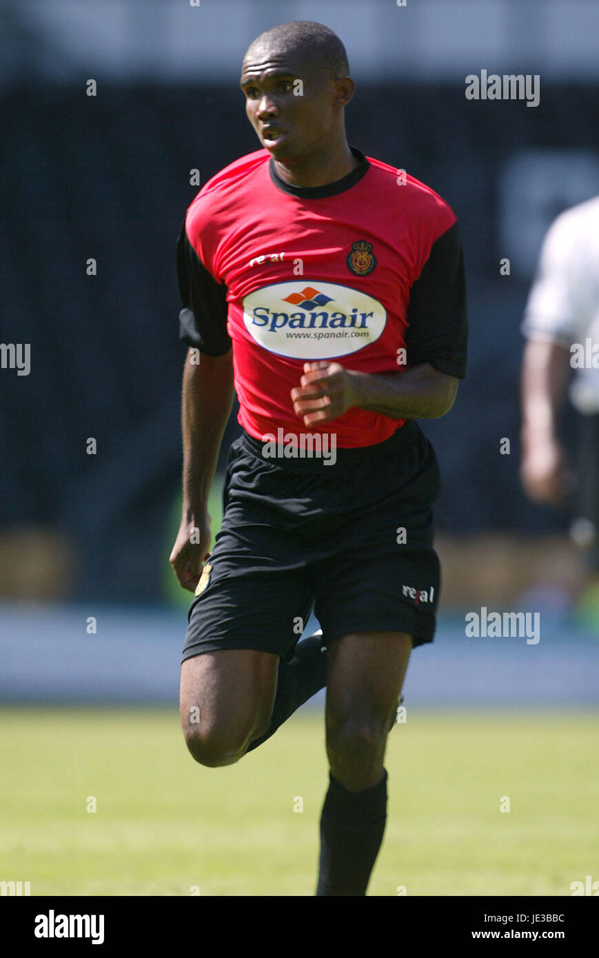 SAMUEL ETOO REAL MAJORQUE FC Derby Pride Park Stadium ANGLETERRE 03 Août 2003 Banque D'Images