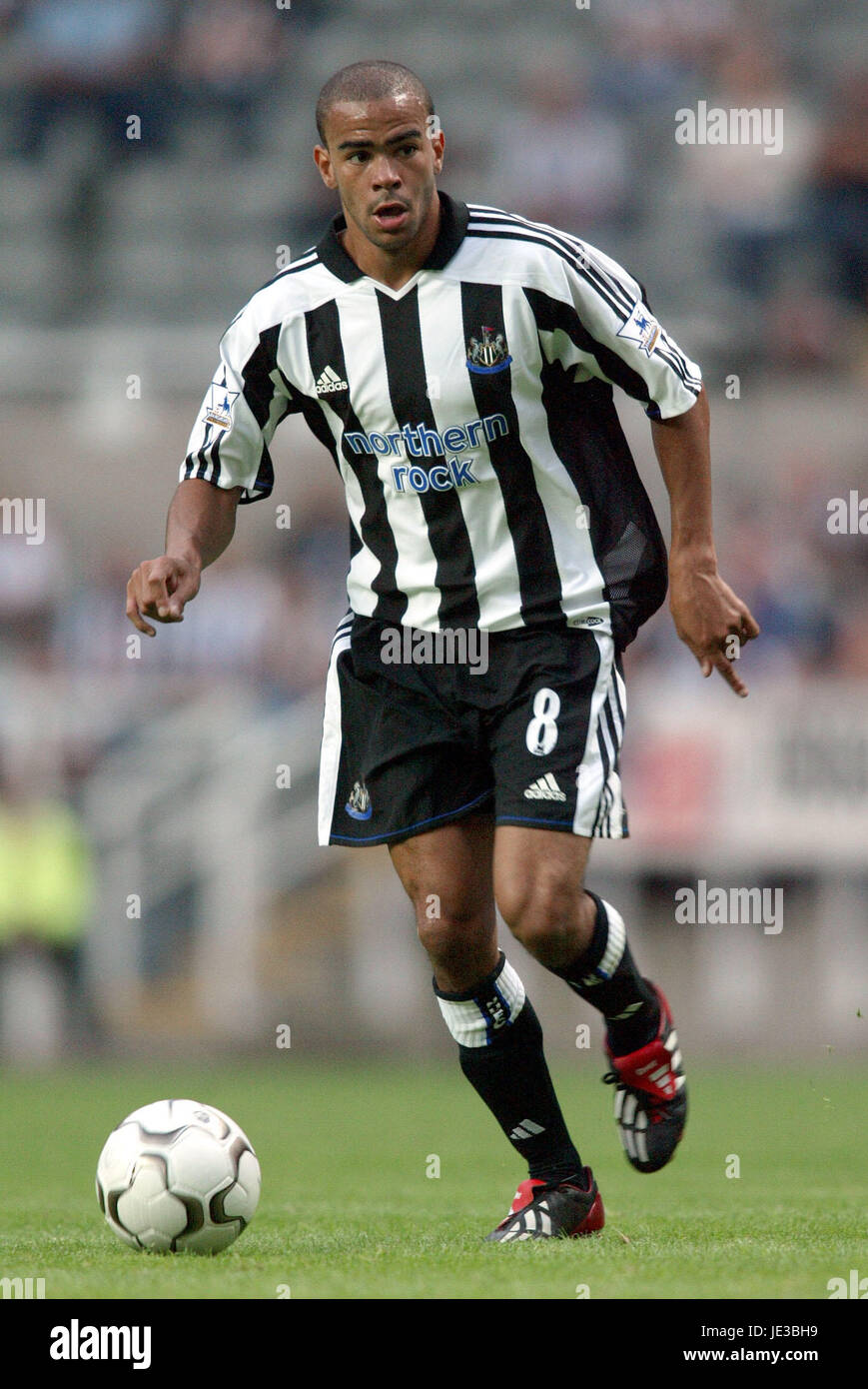 KIERON DYER NEWCASTLE UNITED FC ST JAMES PARK NEWCASTLE ANGLETERRE 05 Août 2003 Banque D'Images