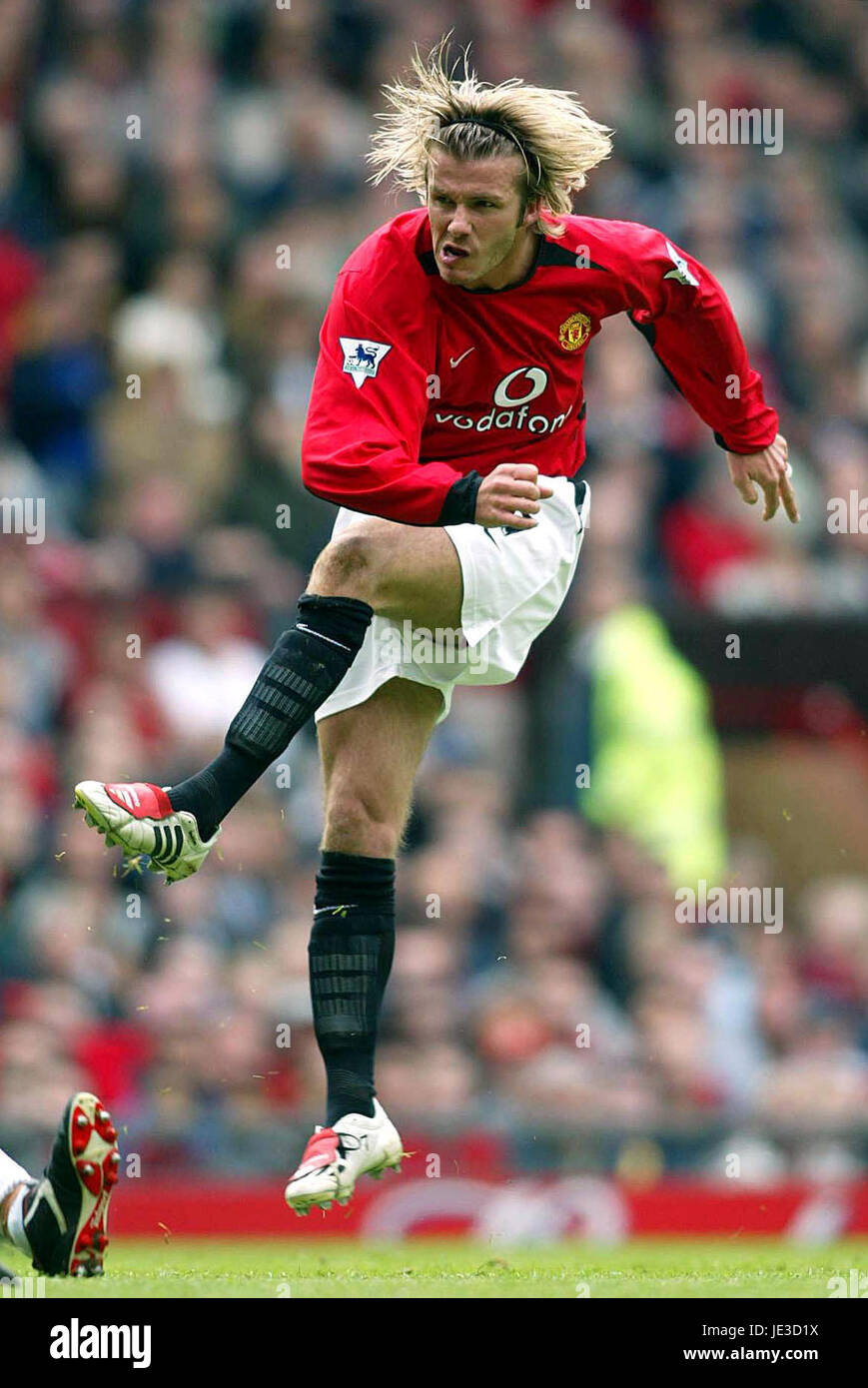 Carte David Beckham Manchester United 2003 PSA 9 - Mini-Playmakers Game Face - Collector