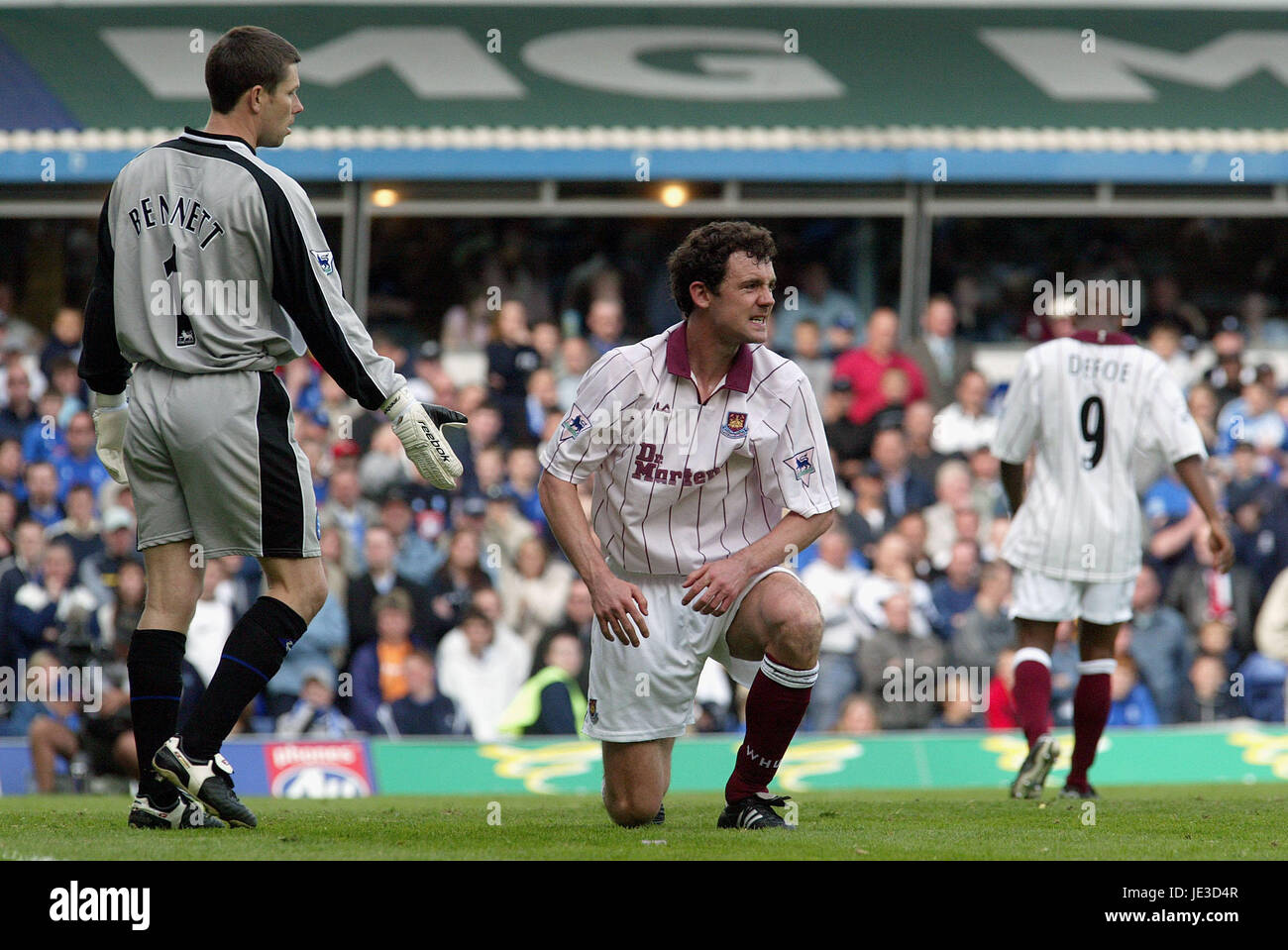 CHRISTIAN DAILLY BIRMINGHAM CITY V WEST HAM UTD.ST ANDREWS BIRMINGHAM ENGLAND 10 Mai 2003 Banque D'Images