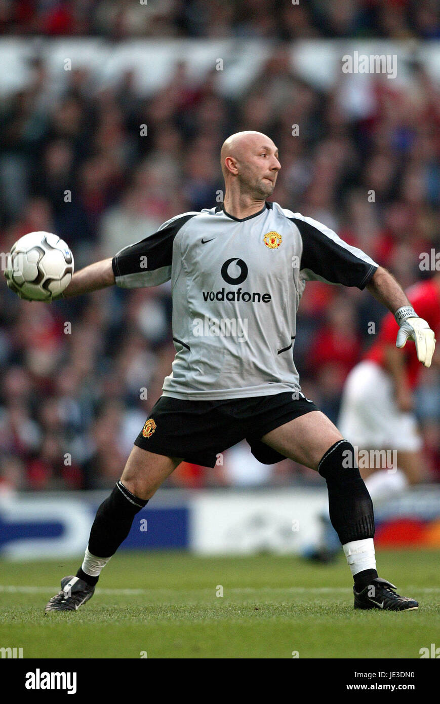 FABIEN BARTHEZ MANCHESTER UNITED FC 23 Avril 2003 Banque D'Images