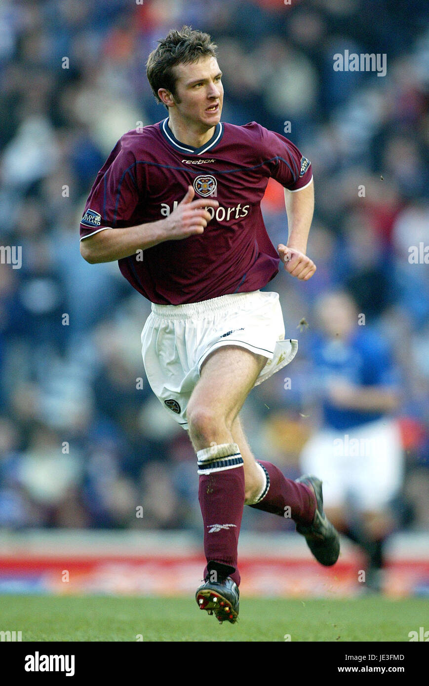 ANDY WEBSTER, COEUR DE MIDLOTHIAN FC GLASGOW IBROX 15 Février 2003 Banque D'Images