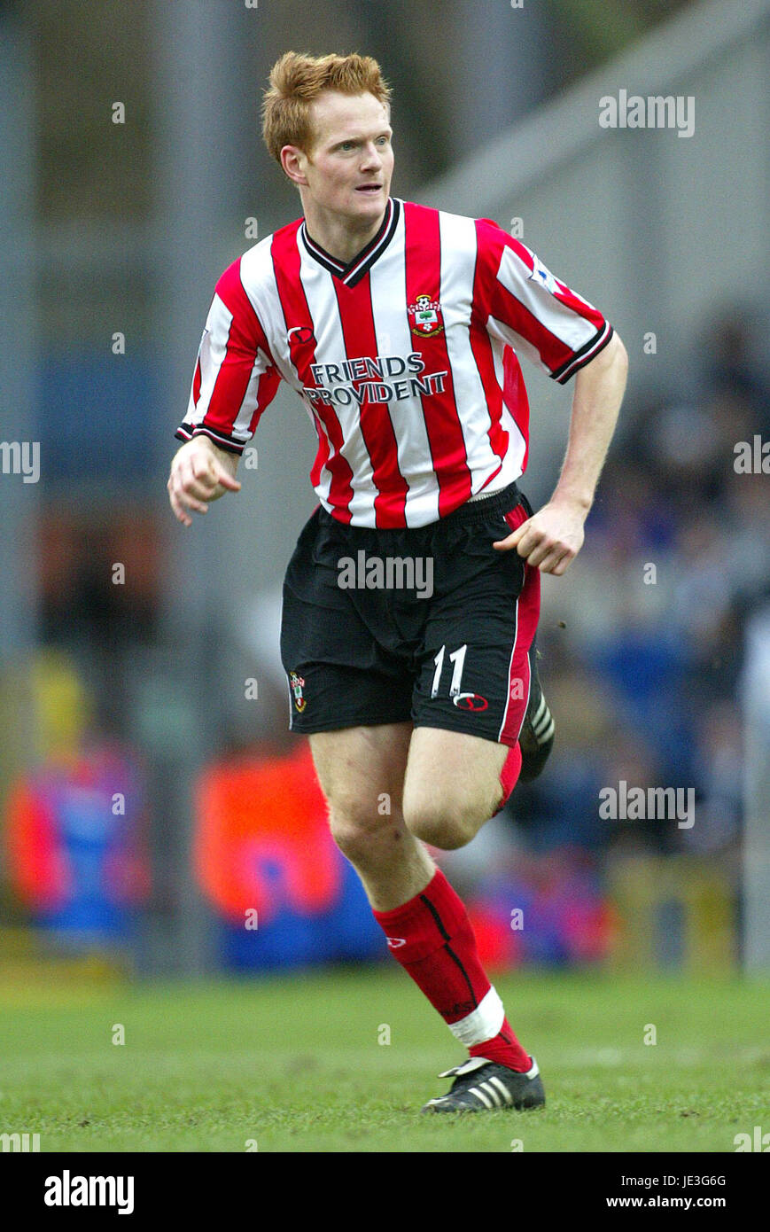 MICHAEL SVENSSON SOUTHAMPTON FC BLACKBURN EWOOD PARK 08 Février 2003 Banque D'Images