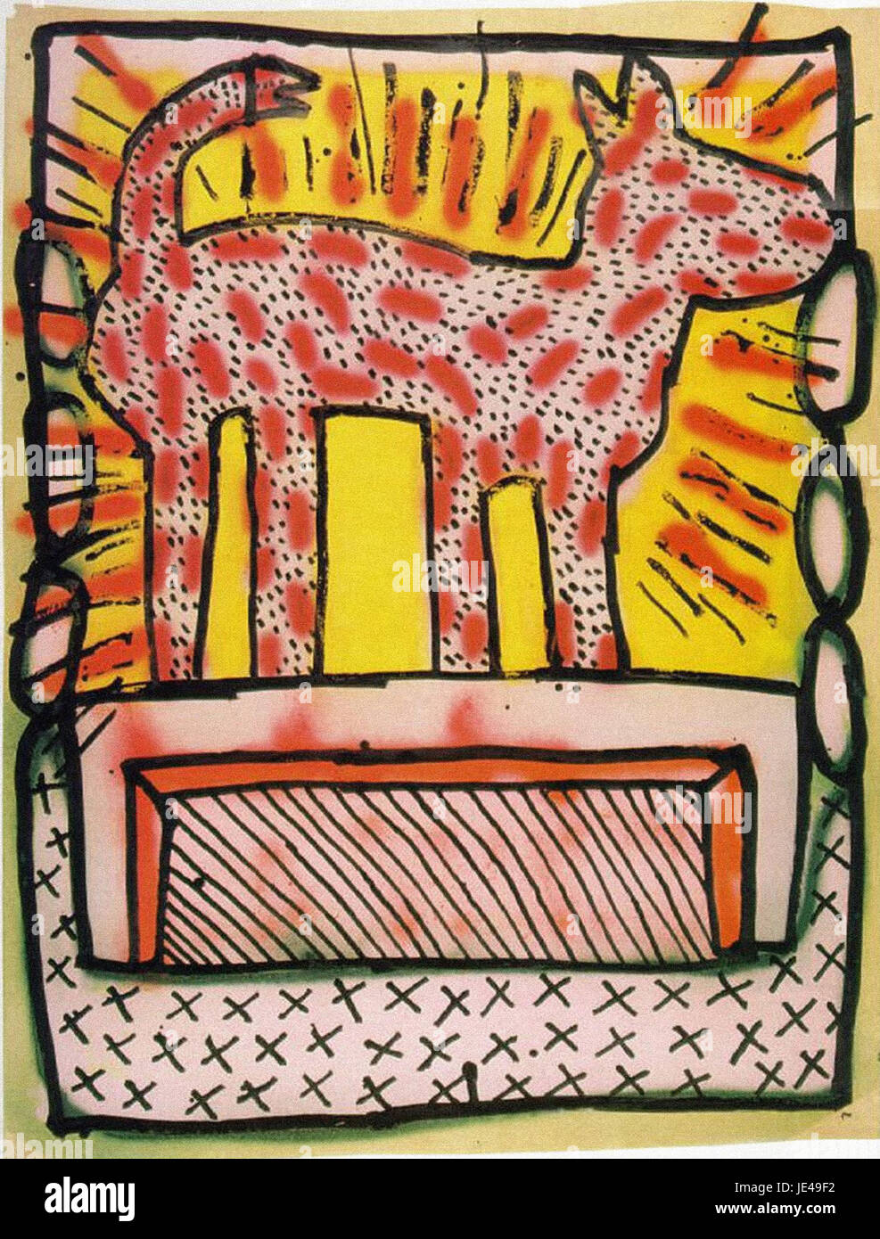 Keith Haring Untitled Banque D'Images