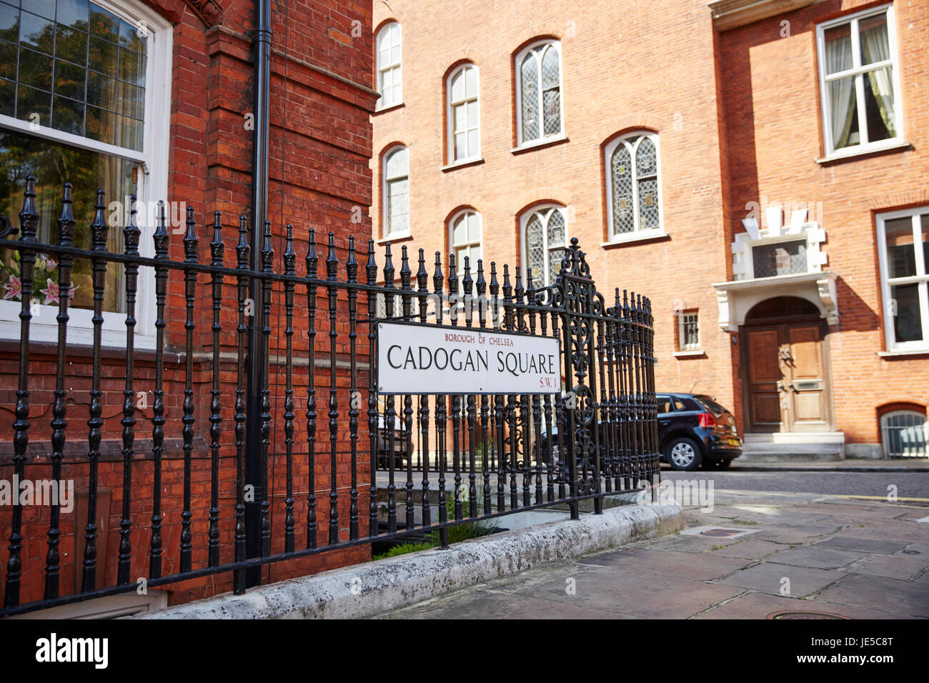 Cadogan Square, Londres, Royaume-Uni. Banque D'Images