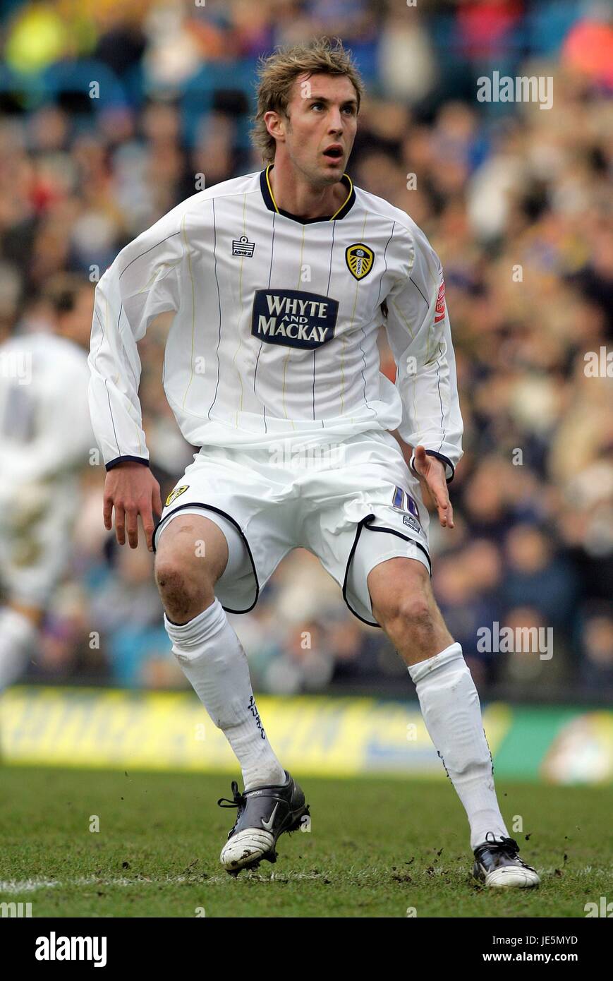 ROB HULSE LEEDS UNITED FC ELLAND ROAD LEEDS Angleterre 31 Décembre 2005 Banque D'Images