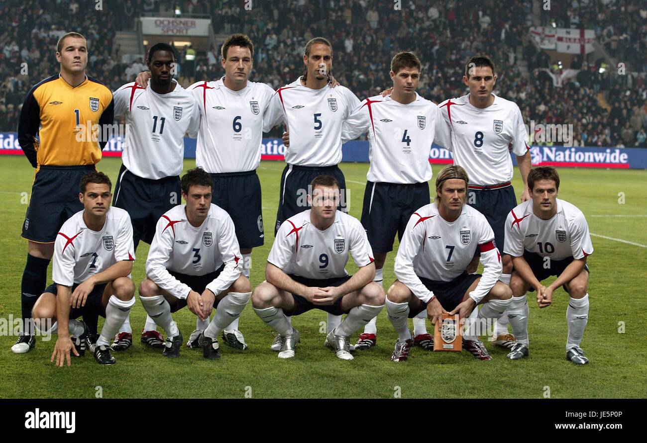 Équipe de l'Angleterre l'Angleterre v l'ARGENTINE STADE DE GENEVE SUISSE 12  Novembre 2005 Photo Stock - Alamy