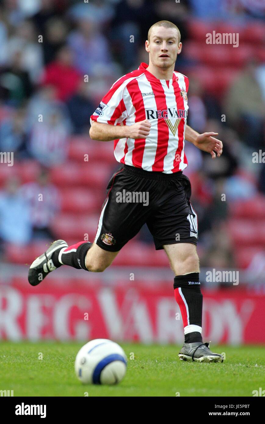 STEPHEN ELLIOTT Sunderland FC STADE DE LA LUMIÈRE DE L'ANGLETERRE SUNDERLAND 29 Octobre 2005 Banque D'Images