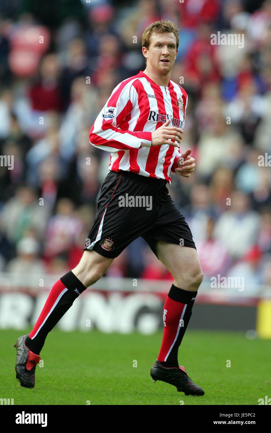 STEVEN CALDWELL Sunderland FC STADE DE LA LUMIÈRE DE L'ANGLETERRE SUNDERLAND 29 Octobre 2005 Banque D'Images