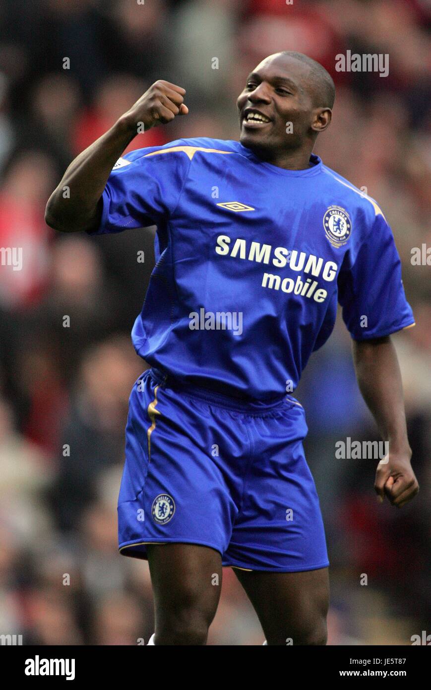 GEREMI V CHELSEA LIVERPOOL CÉLÈBRE LE 02 OCTOBRE 2005 Banque D'Images