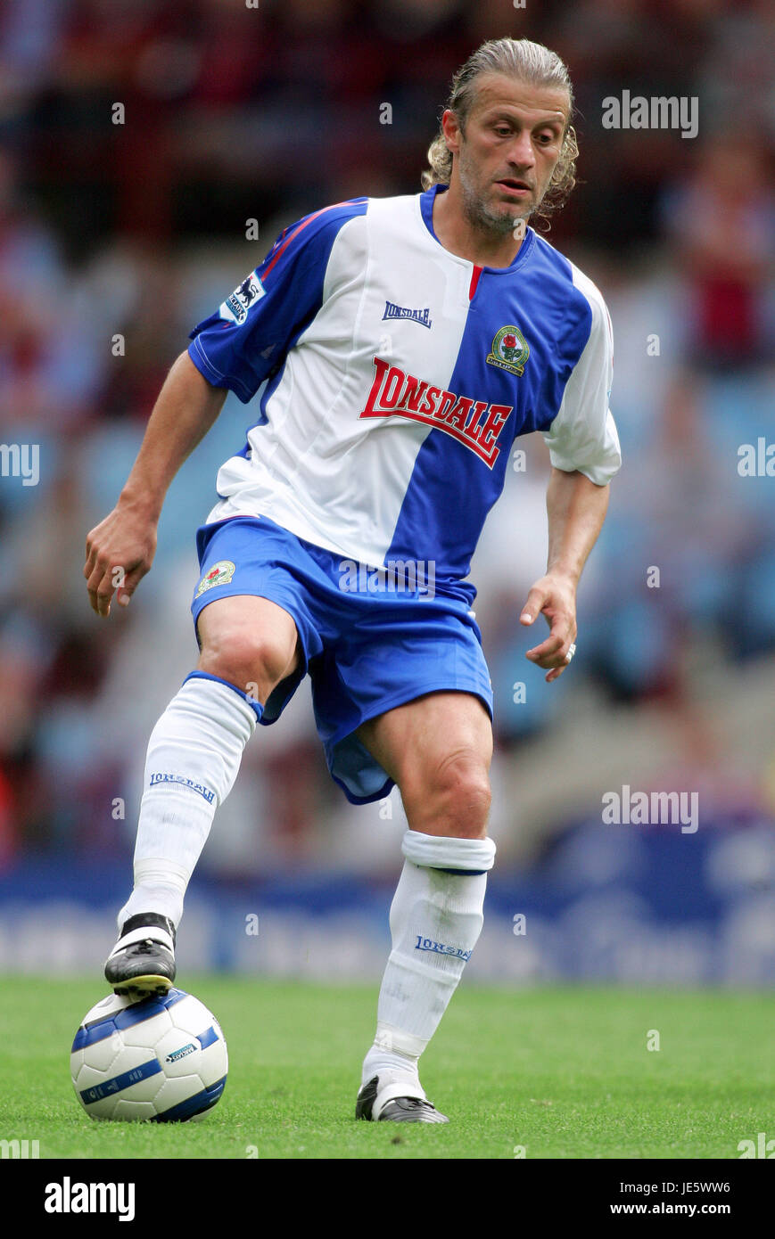 TUGAY Blackburn Rovers FC VILLA PARK BIRMINGHAM ENGLAND 27 Août 2005 Banque D'Images