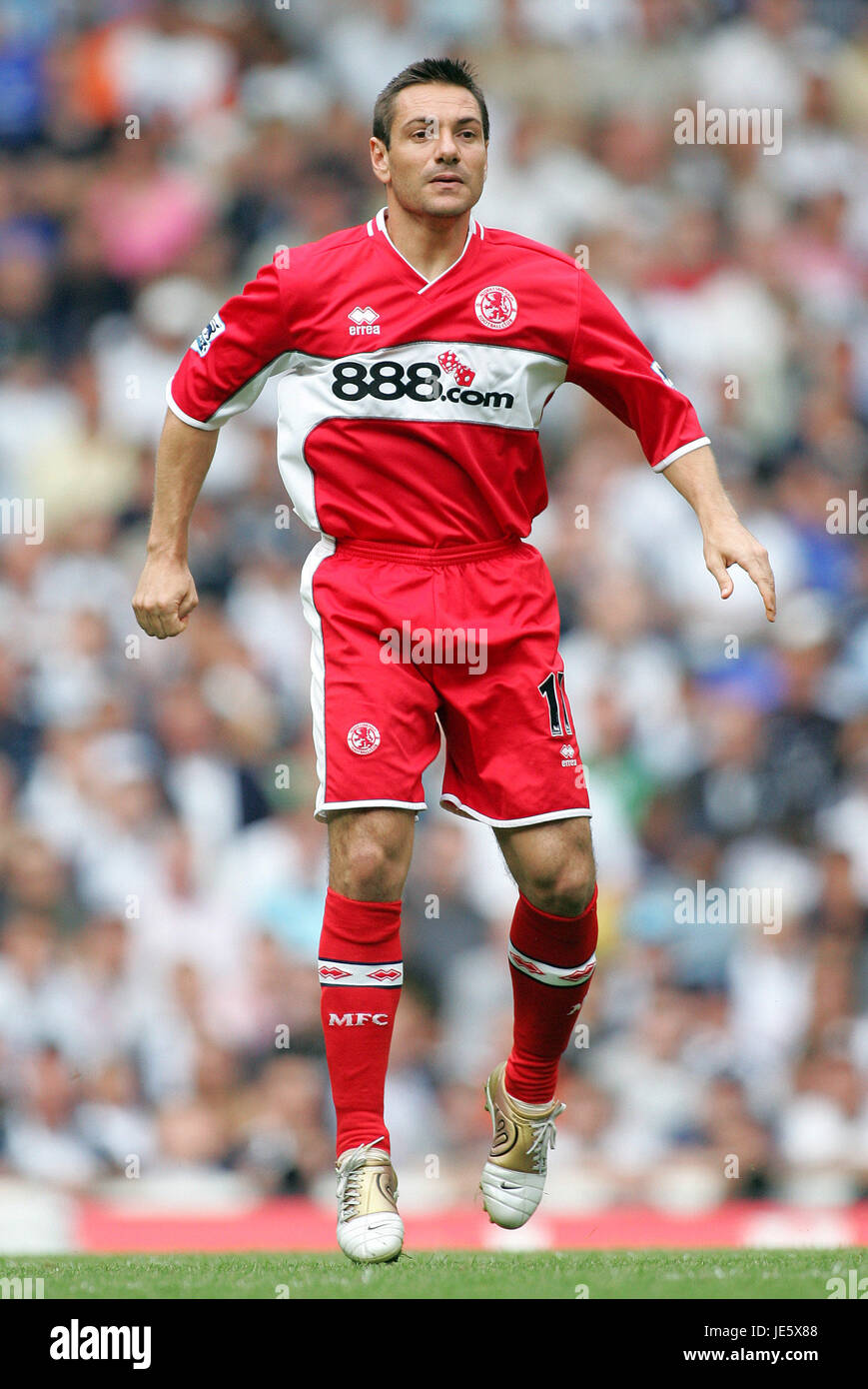 DORIVA COEUR BLANC MIDDLESBROUGH FC TOTTENHAM LANE 20 Août 2005 Banque D'Images