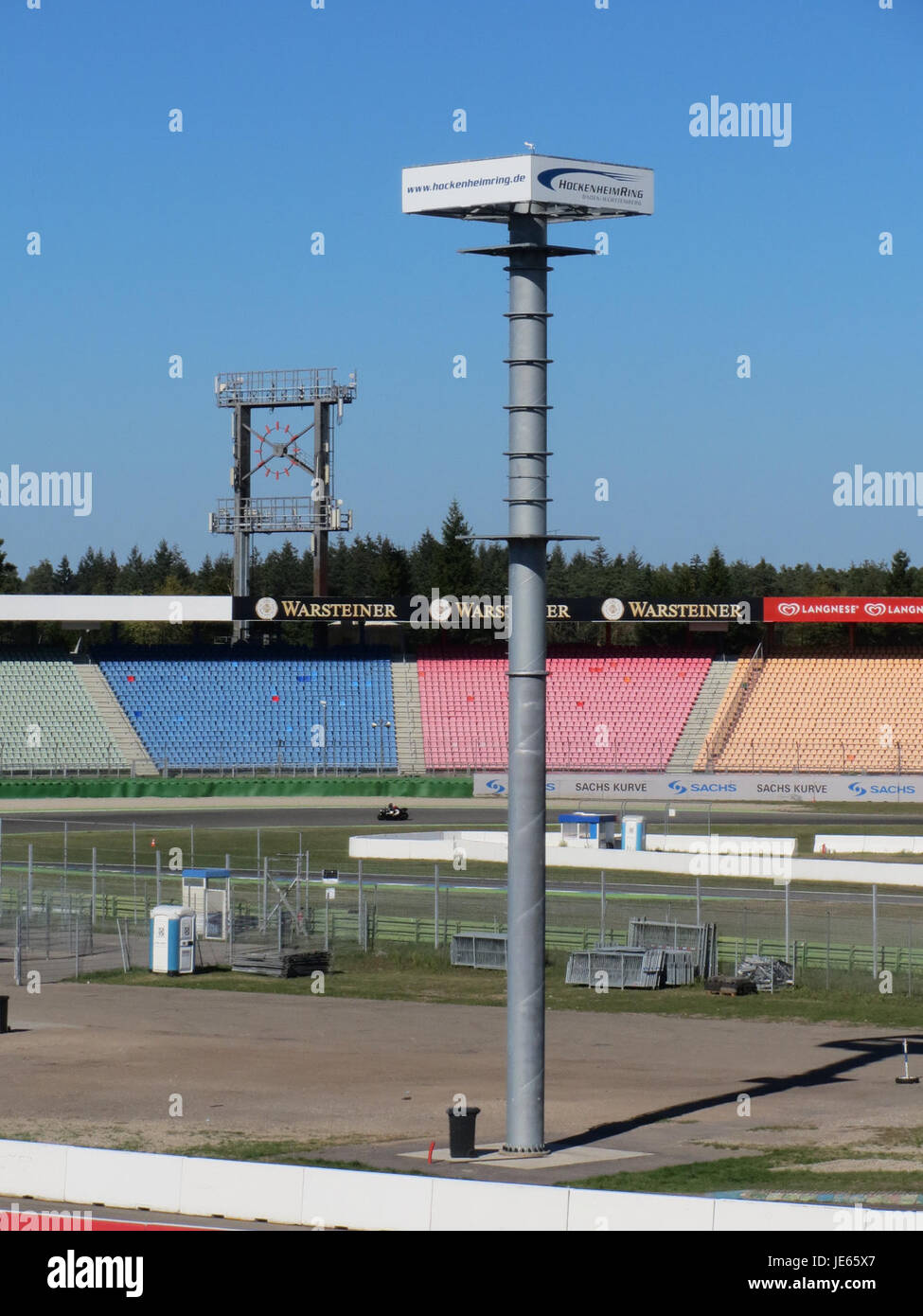 Photographie prise le 5 septembre 2013 sur le circuit de Hockenheimring en Allemagne, capturant un moment lors d’un événement de sport automobile. Banque D'Images