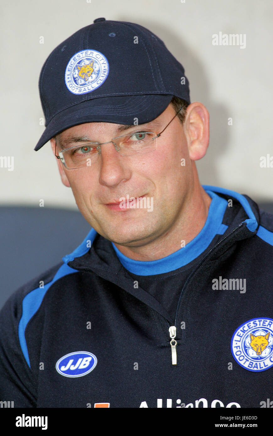 CRAIG LEVEIN LEICESTER CITY MANAGER le Walkers Stadium LEICESTER 25 Juillet 2005 Banque D'Images