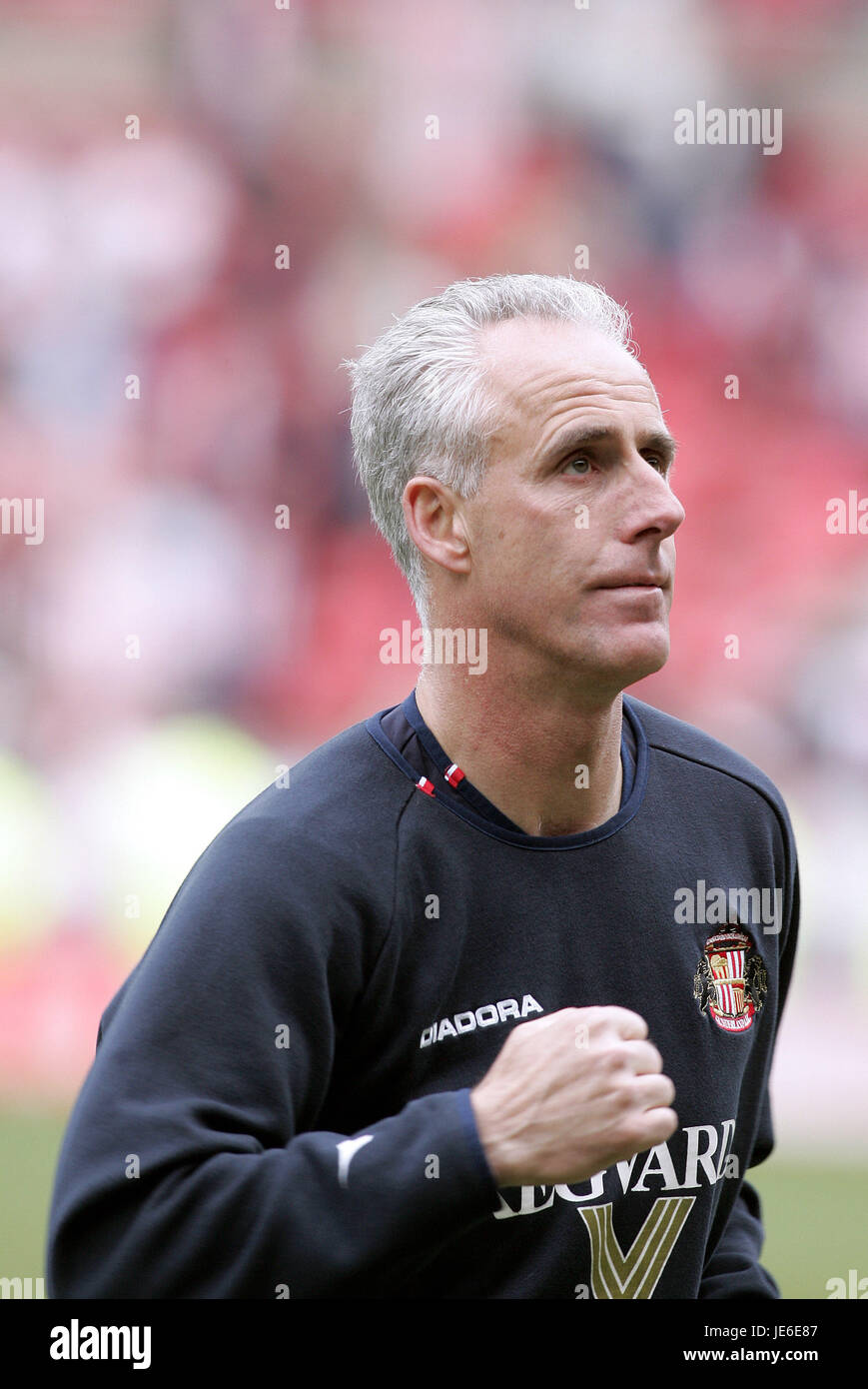 MICK MCCARTHY Sunderland FC STADE DE LA LUMIÈRE SUNDERLAND 23 Avril 2005 Banque D'Images