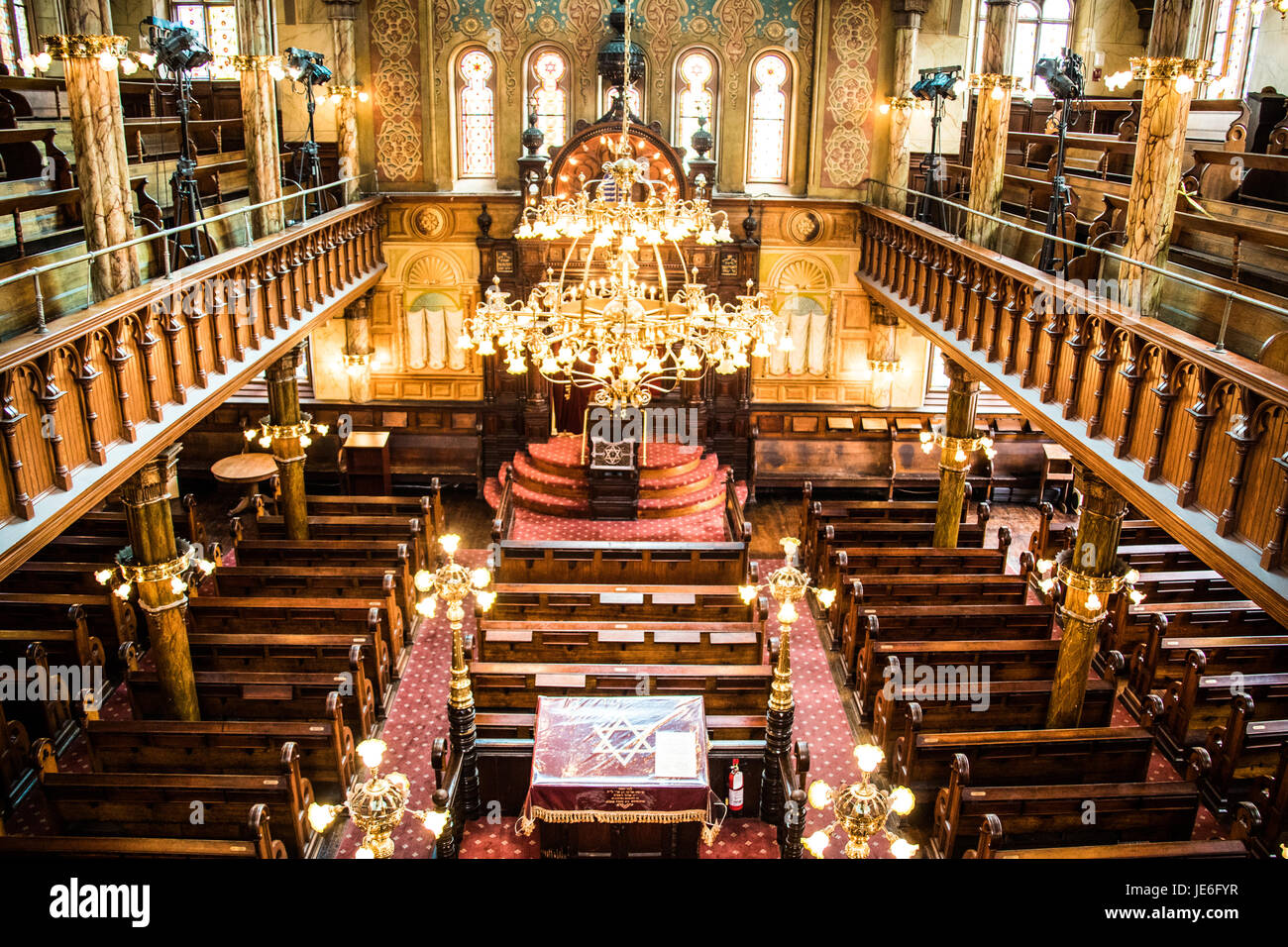 Eldridge Street Synagogue, Chinatown, New York City Banque D'Images