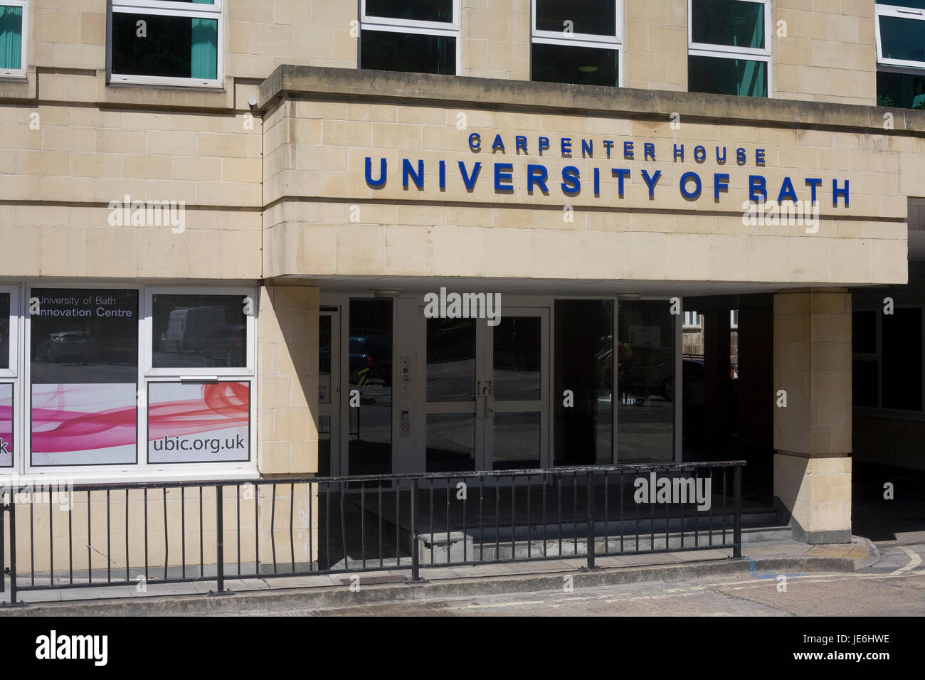 Carpenter Maison d'université de bain dans le centre-ville de Bath Banque D'Images