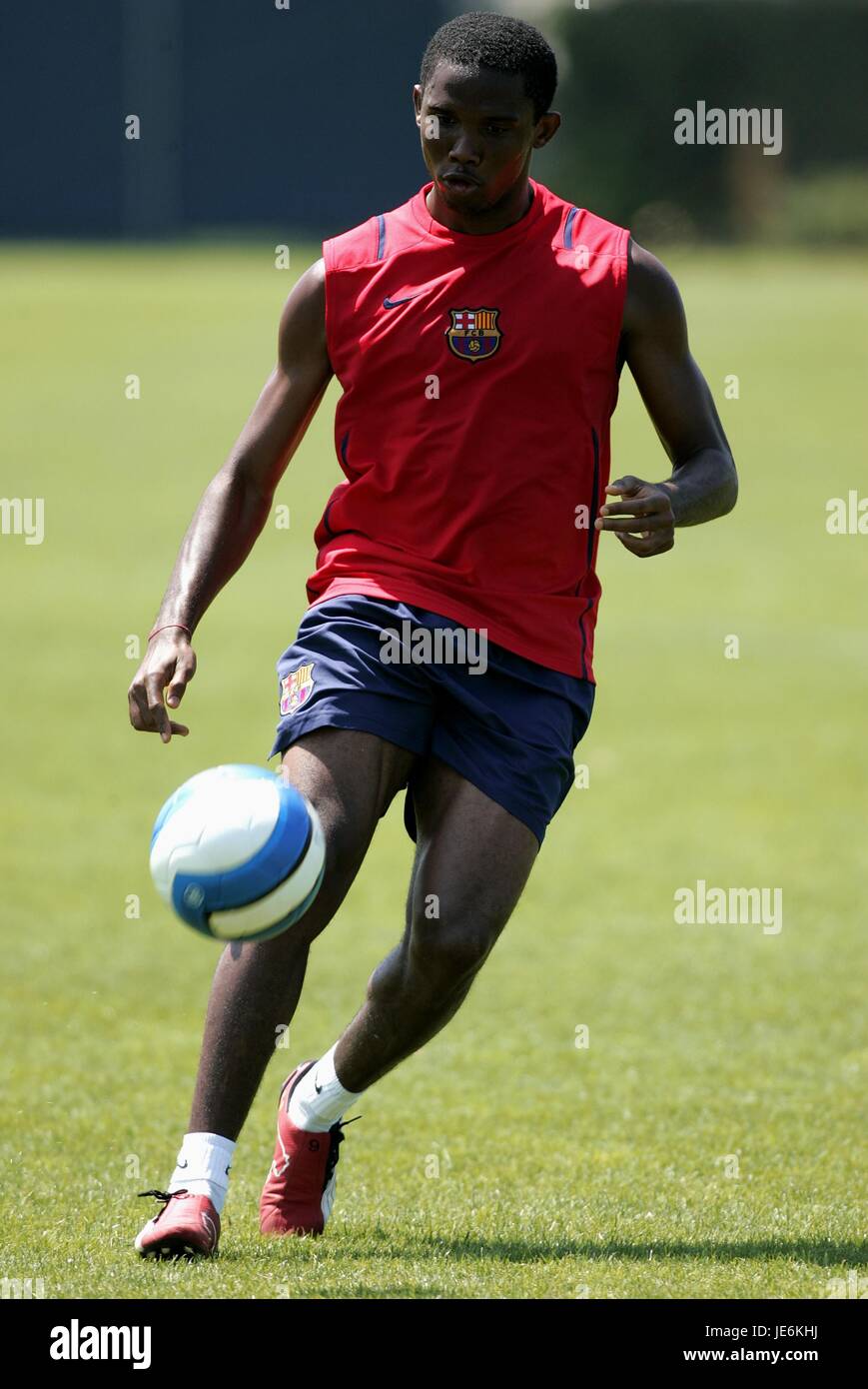 SAMUEL Eto'o le FC Barcelone la Loyola Marymount University À LOS ANGELES USA 05 Août 2006 Banque D'Images