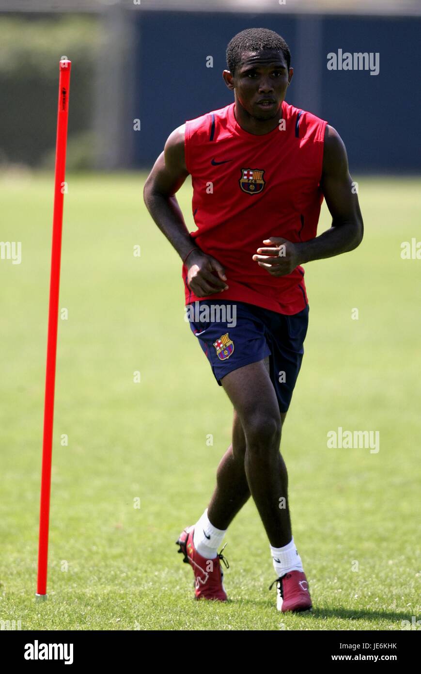 SAMUEL Eto'o le FC Barcelone la Loyola Marymount University À LOS ANGELES USA 05 Août 2006 Banque D'Images