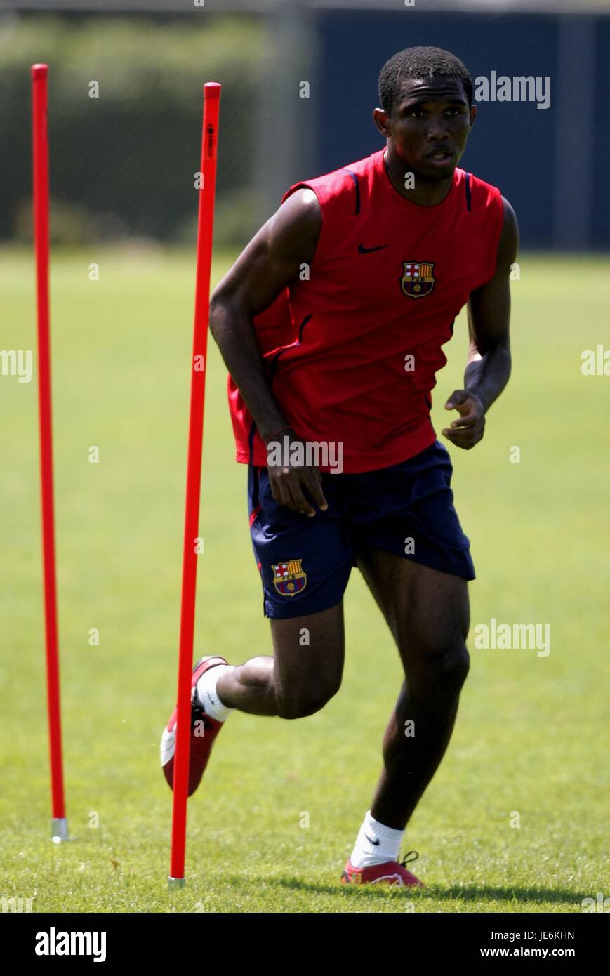 SAMUEL Eto'o le FC Barcelone la Loyola Marymount University À LOS ANGELES USA 05 Août 2006 Banque D'Images