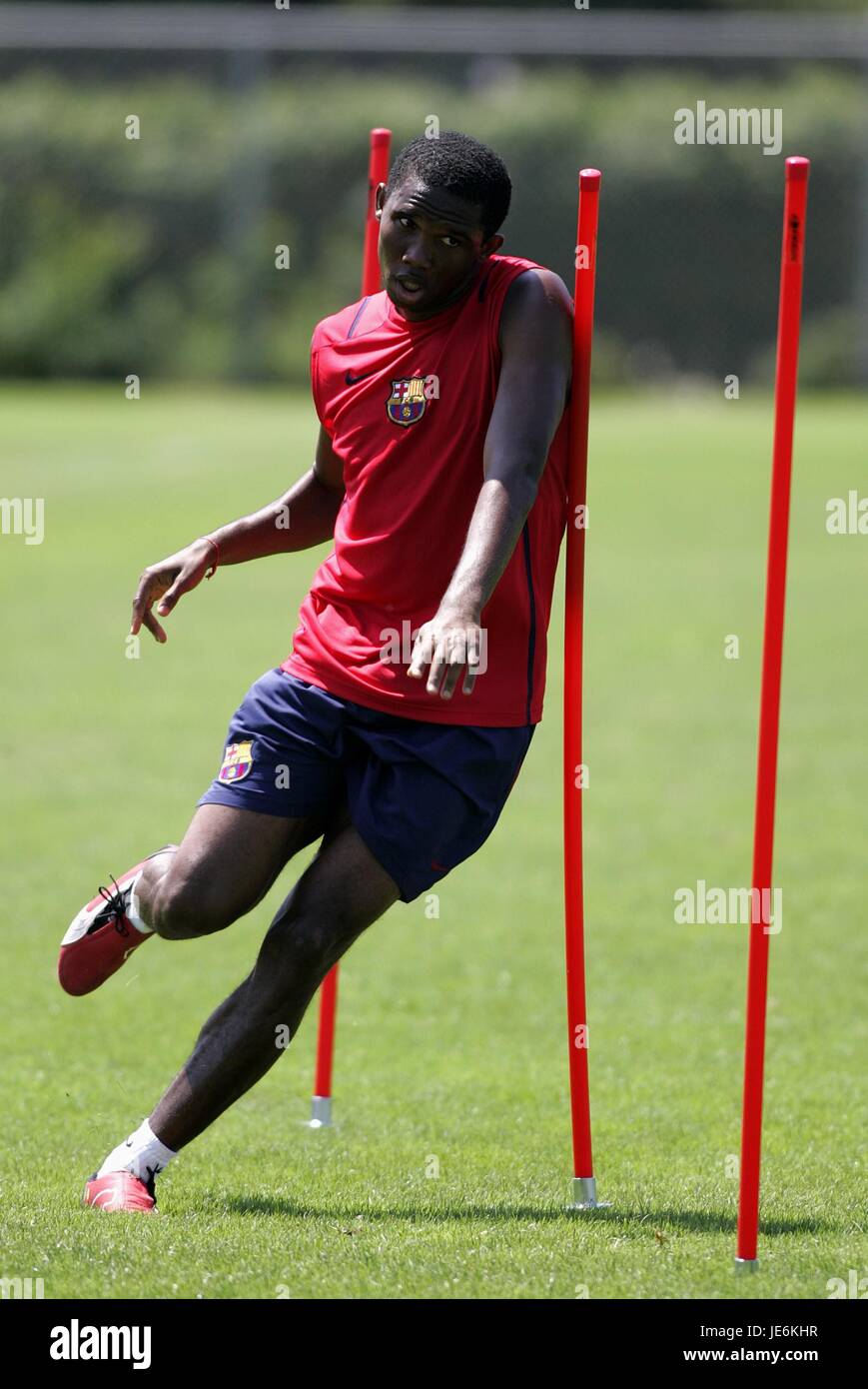SAMUEL Eto'o le FC Barcelone la Loyola Marymount University À LOS ANGELES USA 05 Août 2006 Banque D'Images